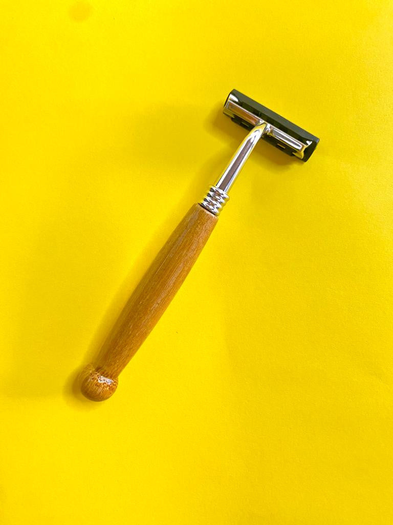 MÁQUINA DE AFEITAR DE BAMBÚ PAQX10